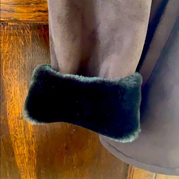 Marvin Richards women’s large coat, faux suede leather and faux fur. - Picture 4 of 8